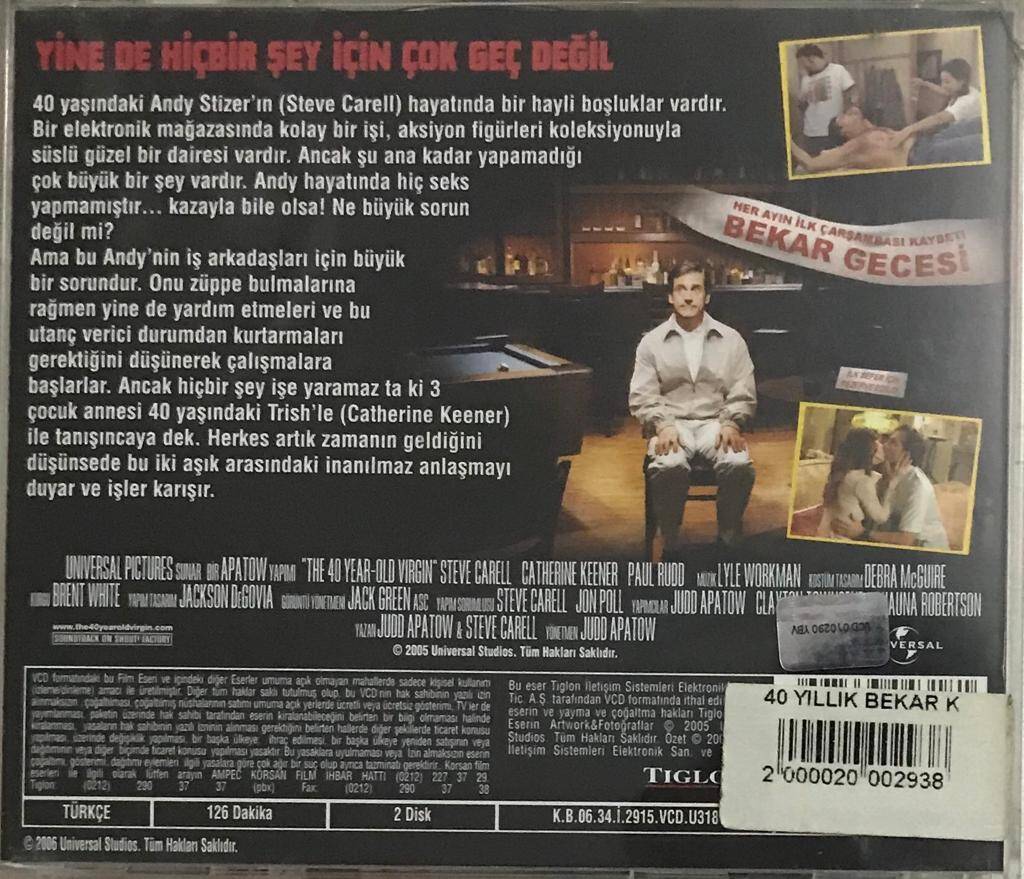 40 Yıllık Bekar VCD Film VCD5520 - 2