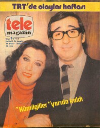Tele Magazin Dergisi Sayı 9 / 26 Ocak - 1 Şubat 1981 - TRT'de Olaylar Haftası - Sue Ellen'i İki Kişi Oynuyor NDR89900 - Gökçekoleksiyon