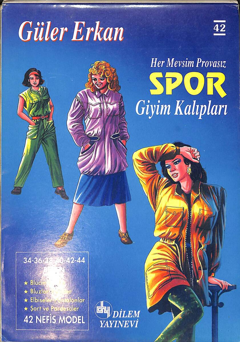 42 Provasız Moda Spor Giyim Kalıpları (Güler Erkan) NDR101285 - 3
