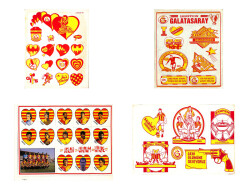 4'lü Süper Lig Takımı Sticker Lot AKS1722 - Gökçekoleksiyon