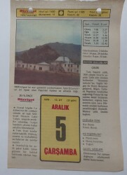 5 Aralık 1979 Takvim Yaprağı - Doğum Günü Hediyesi EFM(N)7416 - Gökçekoleksiyon