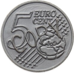 5 Euro Cent Copy Plastik Jeton JTF673 - 1
