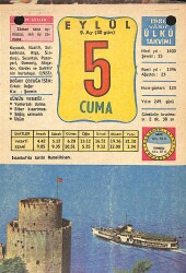 5 Eylül 1980 Takvim Yaprağı - Doğum Günü Hediyesi EFMN13630 - Gökçekoleksiyon