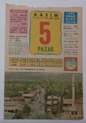 5 Kasım 1989 Takvim Yaprağı - Doğum Günü Hediyesi EFM(N)6576 - Gökçekoleksiyon