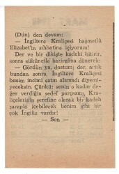 5 Mart 1948 Takvim Yaprağı EFM911 - 2