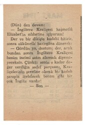 5 Mart 1948 Takvim Yaprağı EFM911 - 4