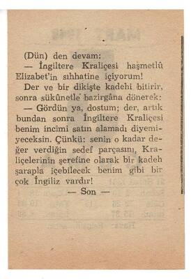 5 Mart 1948 Takvim Yaprağı EFM911 - 4