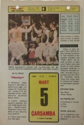 5 Mart 1980 Takvim Yaprağı - Doğum Günü Hediyesi EFM(N)7643 - Gökçekoleksiyon