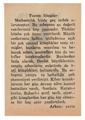 5 Mayıs 1948 Takvim Yaprağı EFM893 - 2