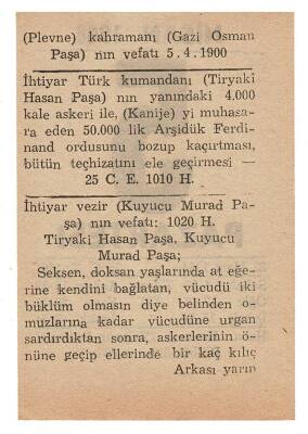 5 Nisan 1948 Takvim Yaprağı EFM901 - 4