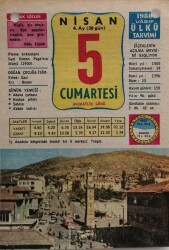 5 Nisan 1980 Takvim Yaprağı - Doğum Günü Hediyesi EFM(N)8419 - 2