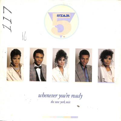 5 Star – Whenever Youre Ready (The New York Mix) 1987 UK LP (109) PLK17430 - 1
