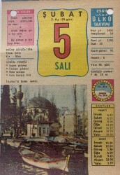 5 Şubat 1980 Takvim Yaprağı - Doğum Günü Hediyesi EFM(N)7829 - Gökçekoleksiyon