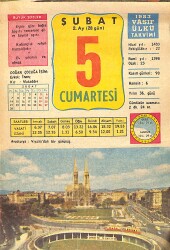 5 Şubat 1983 Takvim Yaprağı - Doğum Günü Hediyesi EFMN15074 - Gökçekoleksiyon