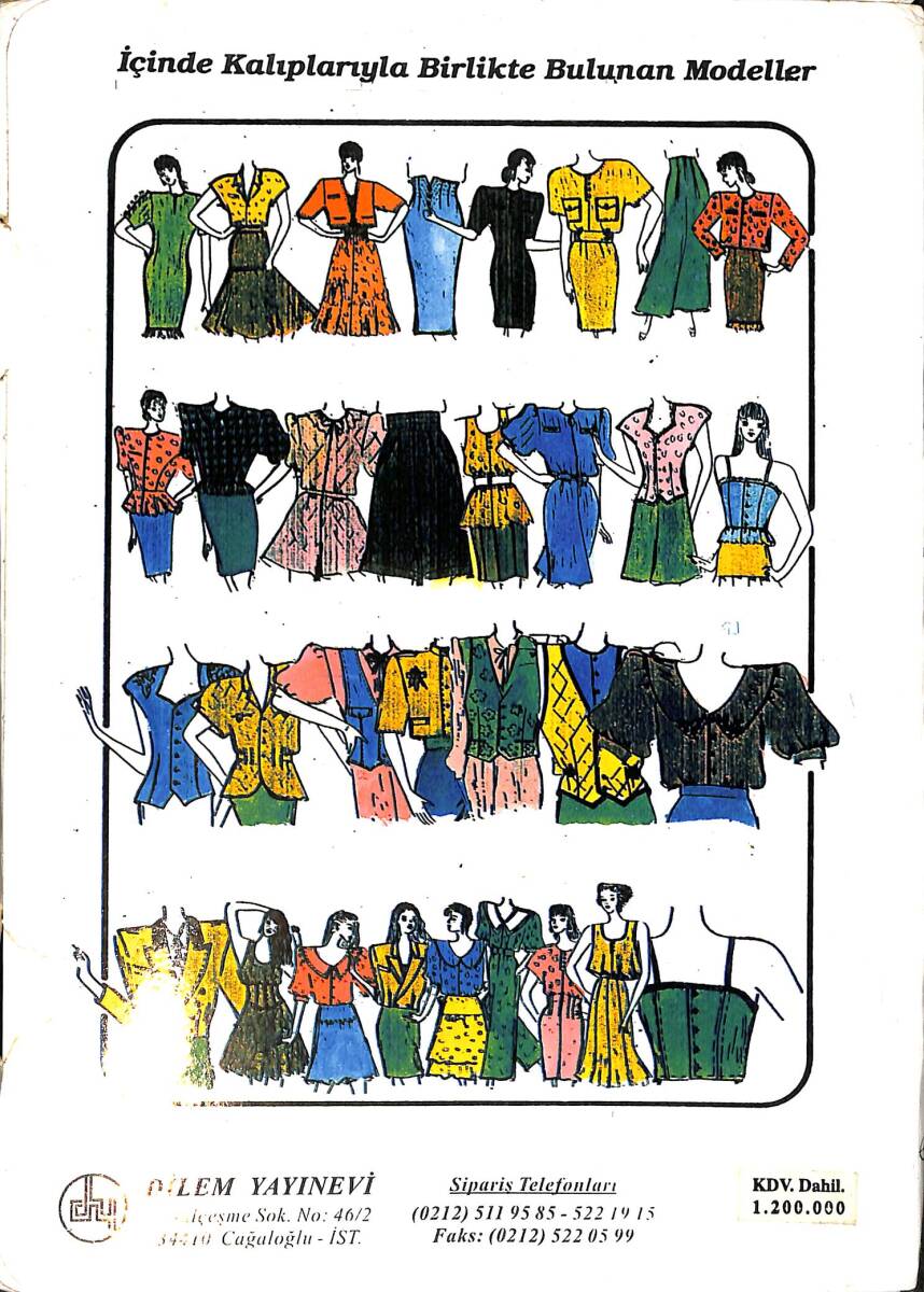 56 Yaz Modası Giyim Kalıpları (Güler Erkan) NDR101286 - 2