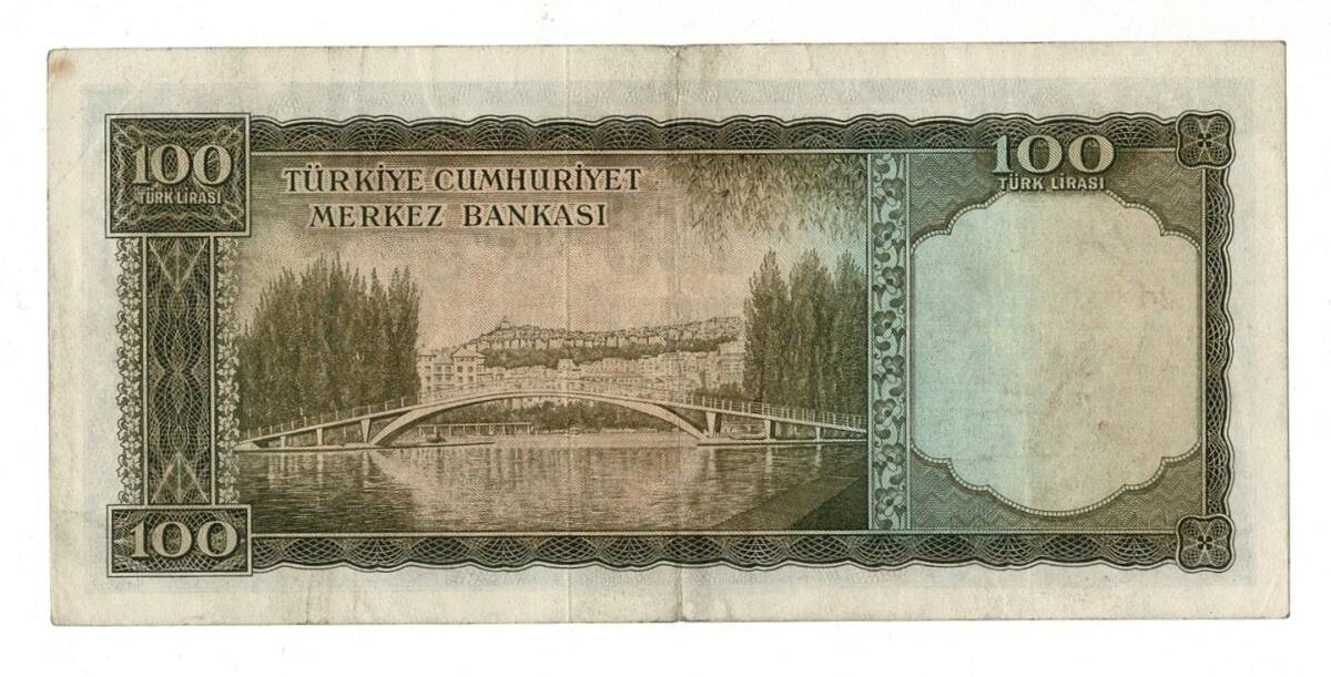 5.Emisyon 1. Tertip 100 Türk Lirası Seri B16 NATURAL/ÇT+ TCK9451 - 2