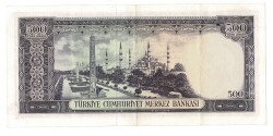 5.Emisyon 4. Tertip 500 Türk Seri V55 ÇÇT++ TCK9465 - 2