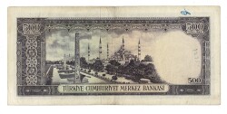 5.Emisyon 4. Tertip 500 Türk Seri Z39 ÇT TCK9462 - 2