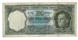 5.Emisyon 5. Tertip 100 Türk Lirası Seri Y 26 ÇT TCK9443 - 1