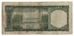 5.Emisyon 5. Tertip 100 Türk Lirası Seri Y 29 TEMİZ TCK9448 - 2