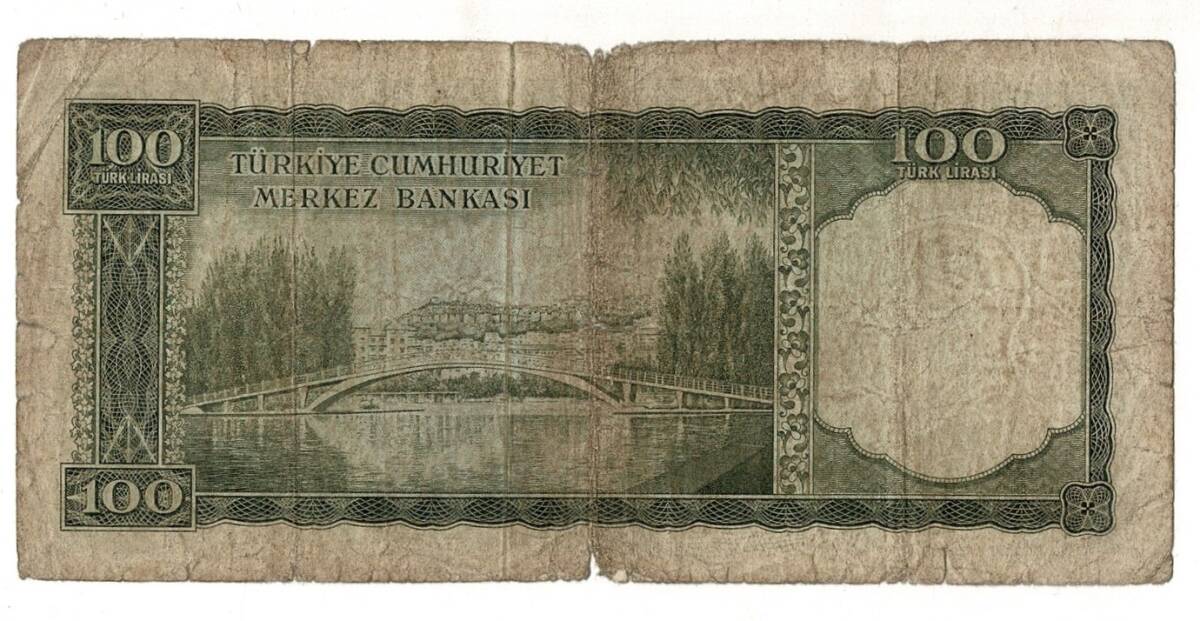 5.Emisyon 5. Tertip 100 Türk Lirası Seri Z 03 HALİYLE TCK9429 - 2