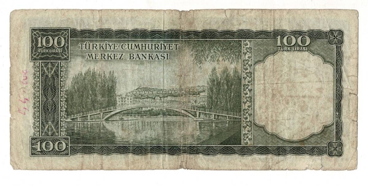 5.Emisyon 5. Tertip 100 Türk Lirası Seri Z 44 TEMİZ TCK9441 - 2