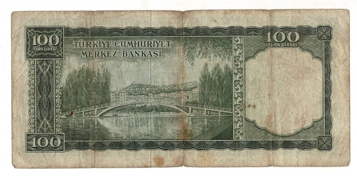 5.Emisyon 5. Tertip 100 Türk Lirası Seri ZY TEMİZ TCK9442 - 2