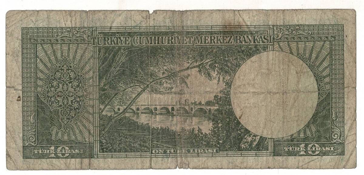 5.Emisyon 6. Tertip 10 Türk Lirası Seri A06 Haliyle TCK9381 - 2