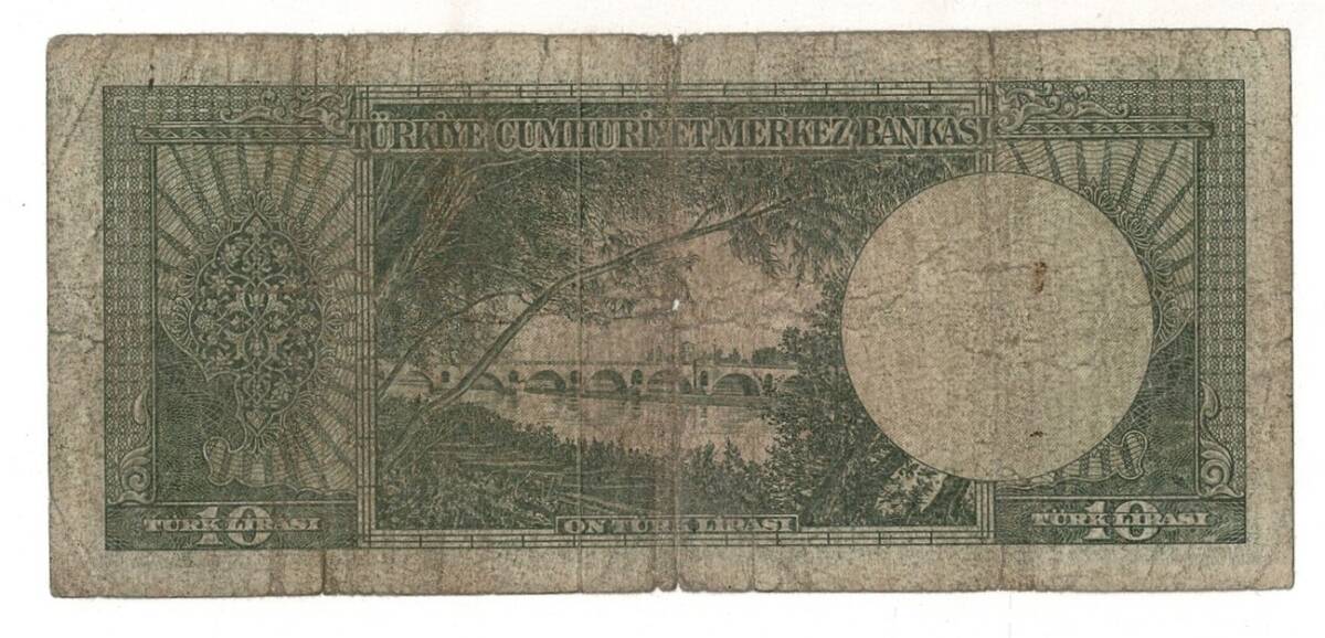 5.Emisyon 6. Tertip 10 Türk Lirası Seri A08 Haliyle TCK9379 - 2