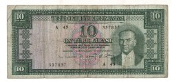5.Emisyon 6. Tertip 10 Türk Lirası Seri A49 ÇT TCK9378 - 1