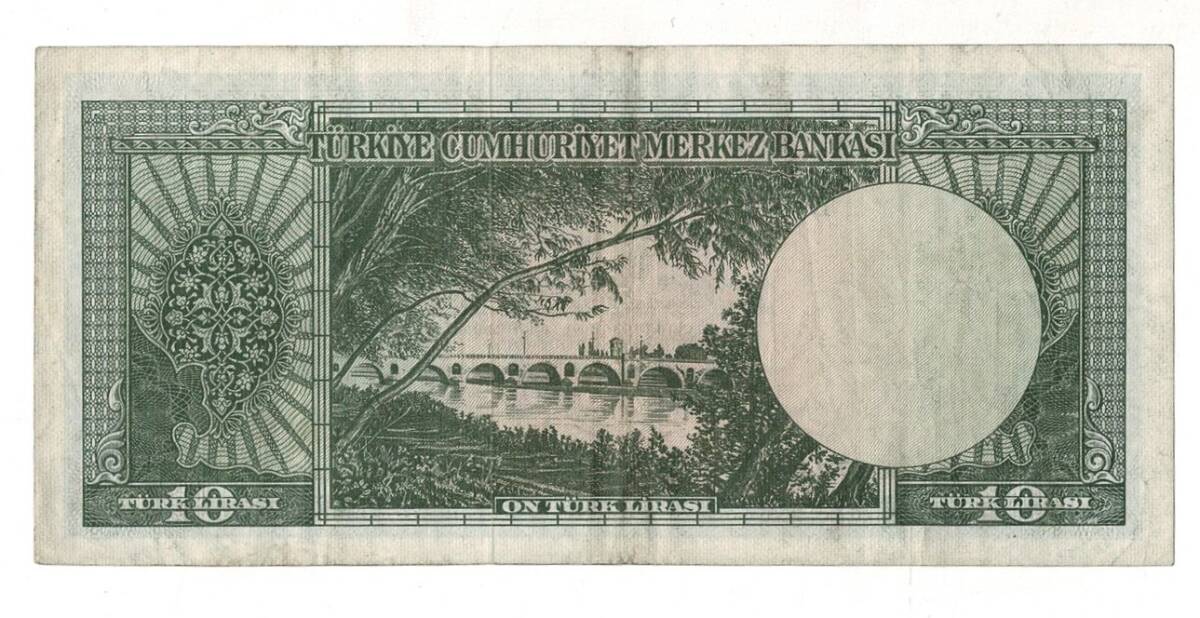 5.Emisyon 6. Tertip 10 Türk Lirası Seri B09 ÇT+ TCK9390 - 2