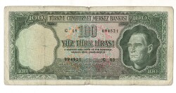 5.Emisyon 6. Tertip 100 Türk Lirası Seri G 15 TEMİZ TCK9445 - 1