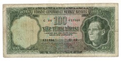 5.Emisyon 6. Tertip 100 Türk Lirası Seri G 60 TEMİZ TCK9439 - 1