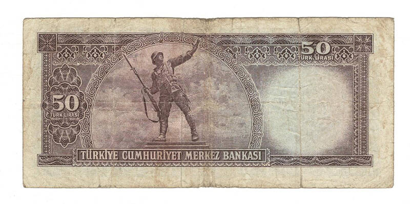 5.Emisyon 6.Tertip 50 Türk Lirası Seri J60 Haliyle TCK10044 - 2