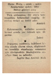 6 Ağustos 1948 Takvim Yaprağı EFM862 - 2
