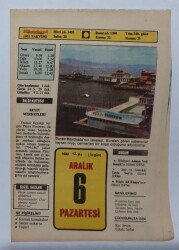 6 Aralık 1982 Takvim Yaprağı - Doğum Günü Hediyesi EFM(N)7311 - Gökçekoleksiyon