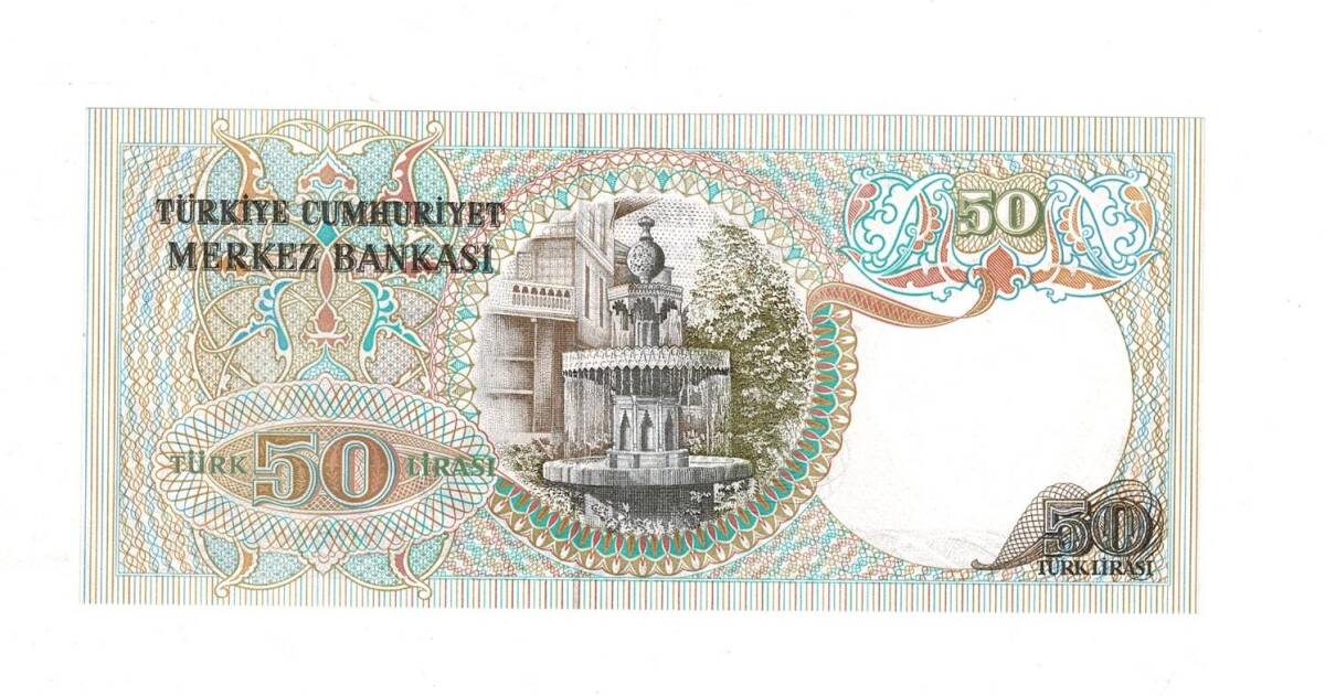 6. Emisyon 1. Tertip 50 Türk Lirası Seri A33 ÇİL - TCK9901 - 2