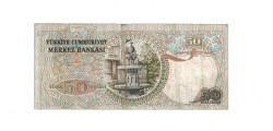 6. Emisyon 1. Tertip 50 Türk Lirası Seri F09 ÇT - TCK9906 - 2