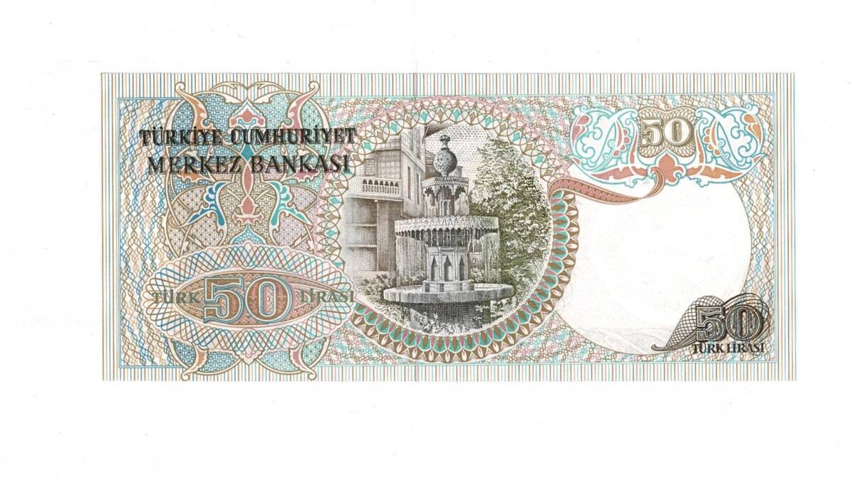 6. Emisyon 1. Tertip 50 Türk Lirası Seri F75 ÇİL - TCK9903 - 2