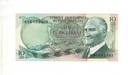 6. Emisyon 2.Tertip 10 Türk Lirası Seri K90 ÇİL TCK9804 - 1