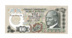 6. Emisyon 2.Tertip 100 Türk Lirası Seri G26 ÇİL TCK9693 - 1