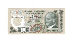 6. Emisyon 2.Tertip 100 Türk Lirası Seri H86 ÇİL TCK9946 - 1