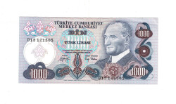 6. Emisyon 2.Tertip 1000 Türk Lirası Seri D15 ÇA/ÇİL TCK9971 - Gökçekoleksiyon