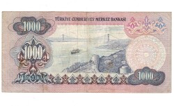 6. Emisyon 2.Tertip 1000 Türk Lirası Seri D27 Temiz - TCK9829 - 2