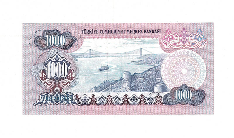 6. Emisyon 2.Tertip 1000 Türk Lirası Seri D36 ÇİL TCK9950 - 2
