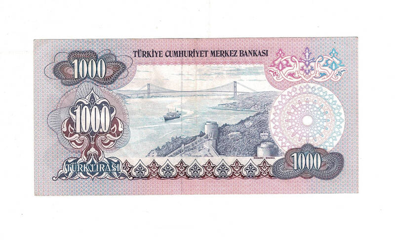 6. Emisyon 2.Tertip 1000 Türk Lirası Seri D89 ÇÇT+ TCK9975 - 2