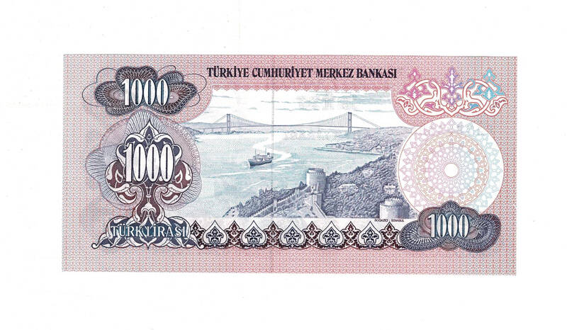 6. Emisyon 2.Tertip 1000 Türk Lirası Seri F25 ÇİL TCK9951 - 2