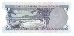 6. Emisyon 2.Tertip 5 Türk Lirası Seri H40 ÇİL TCK9670 - 2