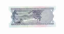 6. Emisyon 2.Tertip 5 Türk Lirası Seri J11 ÇİL TCK9671 - 2