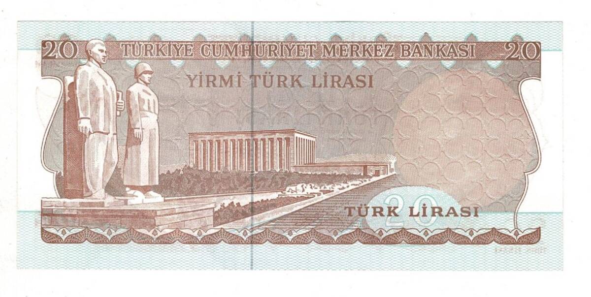 6. Emisyon 3.Tertip 20 Türk Lirası Seri H41 ÇİL TCK9684 - 2